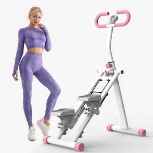 330lbs Stair Stepper Climber Machine with Handlebar