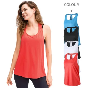 Sleeveless Racerback Yoga Vest Sport Tank