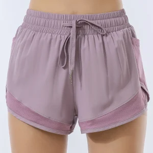Women's Double Layered Quick-Dry Athletic Shorts